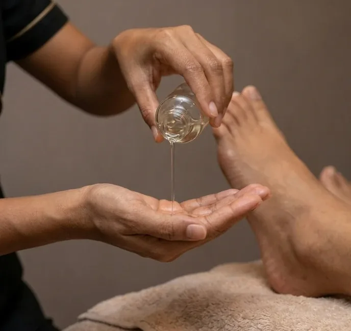 Relaxing spa setting