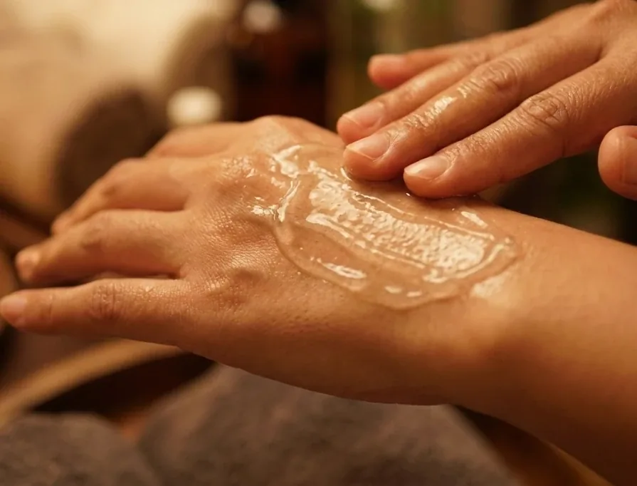 Spa facial treatment